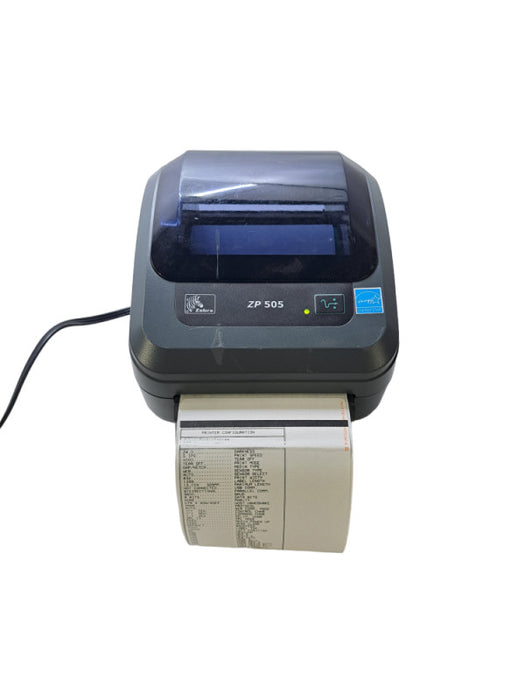 Zebra ZP505 Thermal Label Printer Serial/Parallel | Tested & Calibrated