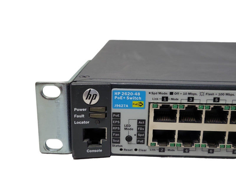 HP J9627A 48 Port Managed Ethernet Switch E2620-48 PoE+ Switch _