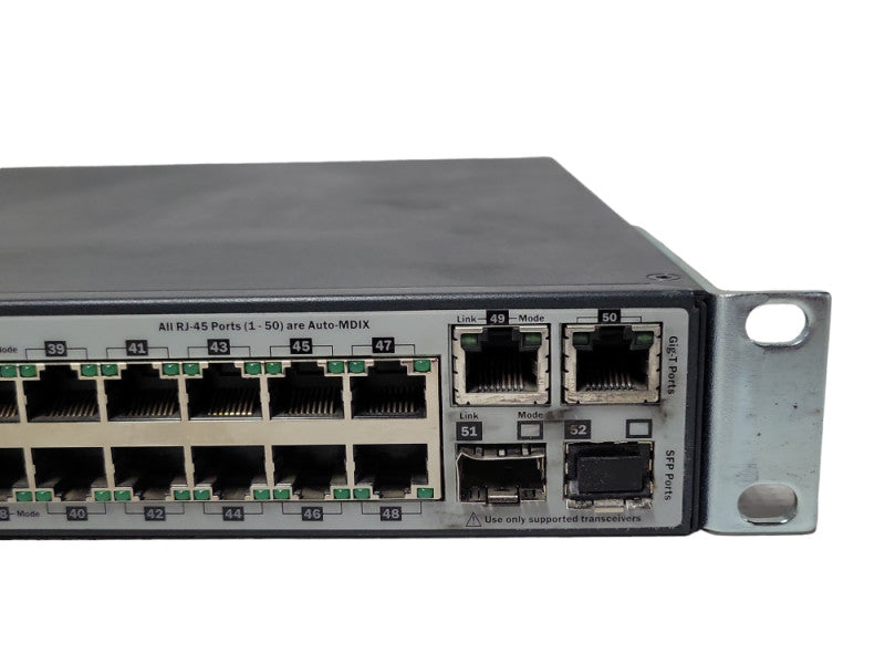 HP J9627A 48 Port Managed Ethernet Switch E2620-48 PoE+ Switch _
