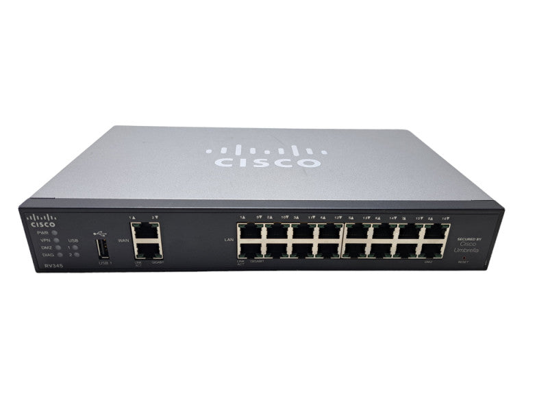 Cisco RV345 | 16-Port Gigabit with Dual WAN VPN Router *READ*