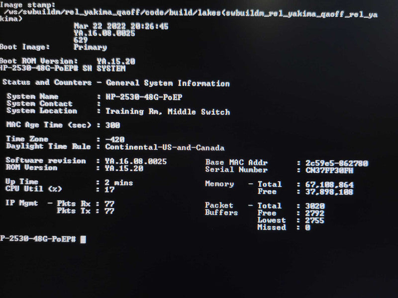 HP 2530-48G PoE+ J9772A 48 Port Gigabit PoE+ 4x SFP Network Switch _