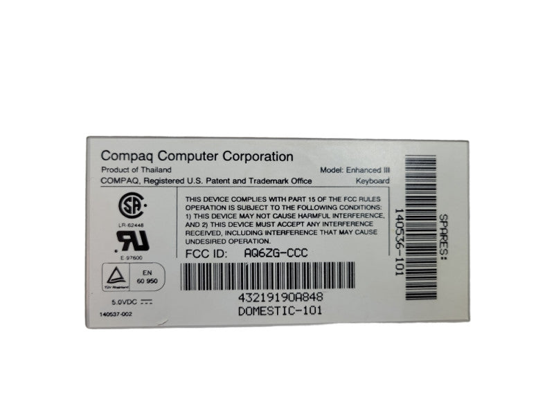 Compaq Enhanced III Keyboard %