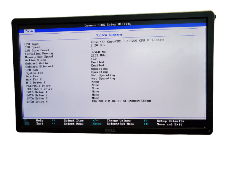 Lenovo ThinkStation P330 i7-8700 32GB RAM NO HDD @