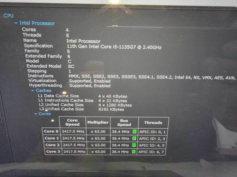 MS Surface Pro 7, 4-Core i5-1135G7 2.4GHz, 16GB RAM, 256GB SSD [READ]