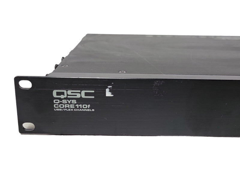 QSC Q-Sys Core 110f usb/Flex Channels Audio Processor _
