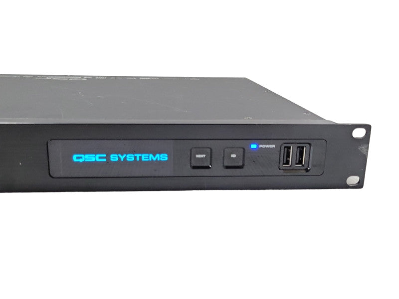 QSC Q-Sys Core 110f usb/Flex Channels Audio Processor _