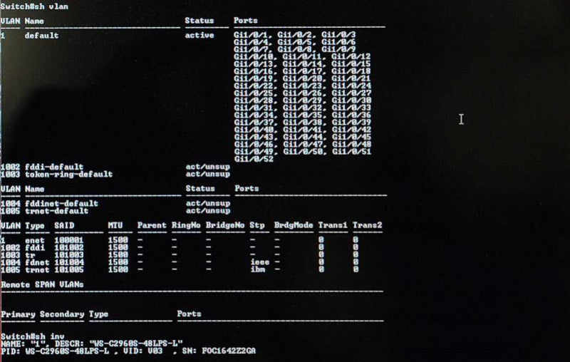 Cisco WS-C2960S-48LPS-L 48-Port PoE Gigabit Managed Switch