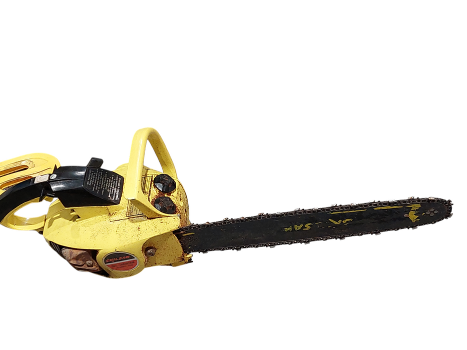 Vintage Skill Saw 1612 Chainsaw Automatic Oiler Bundle with 2 extra Chains  =