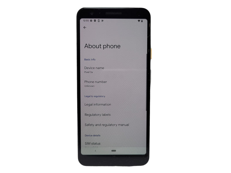Google Pixel 3a 64GB READ $