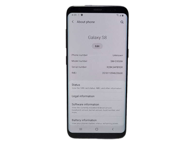 Samsung Galaxy S8 64GB (SM-G950W) - READ $