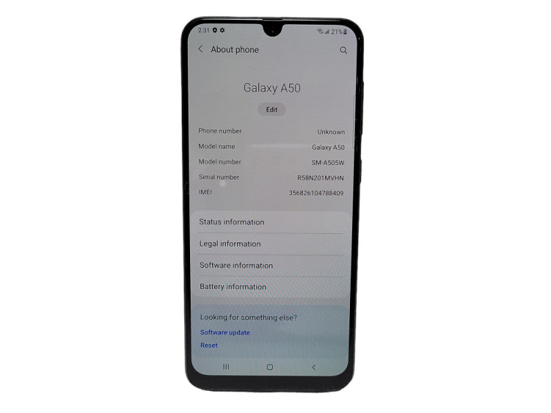 Samsung Galaxy A50 64GB (SM-A505W) READ $