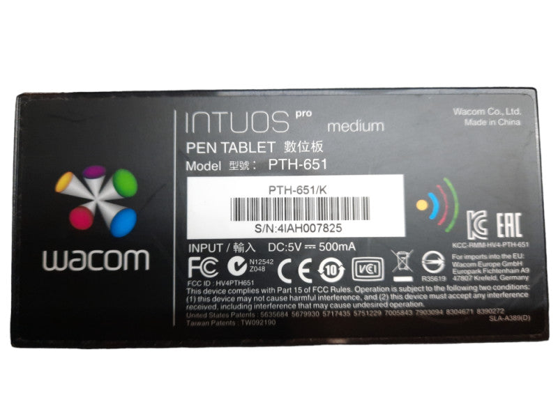 Wacom Intuos Pro Medium Model PTH-651 Graphic Tablet