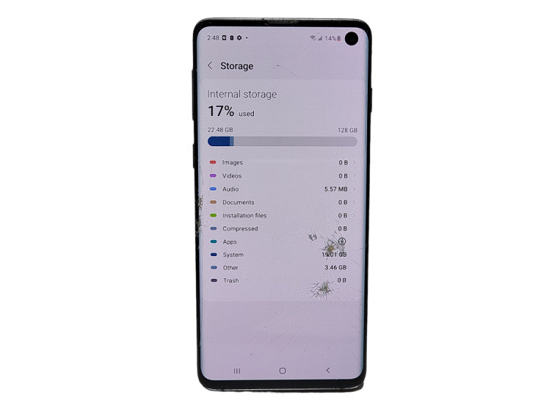 Samsung Galaxy S10 128GB (SM-G973W) - READ $