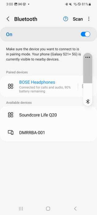 Bose wireless Headphones, Unknown Model _