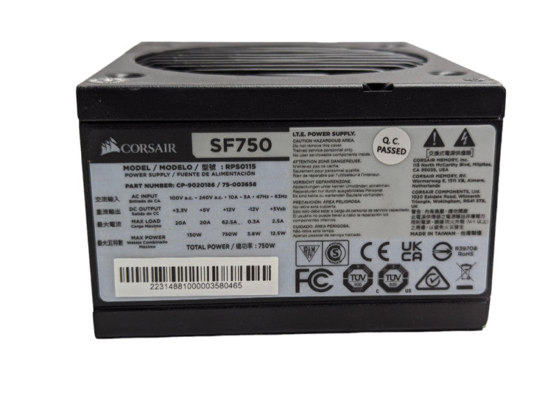 Corsair SF750 750 Watt 80 PLUS Platinum High Performance SFX PSU READ  -
