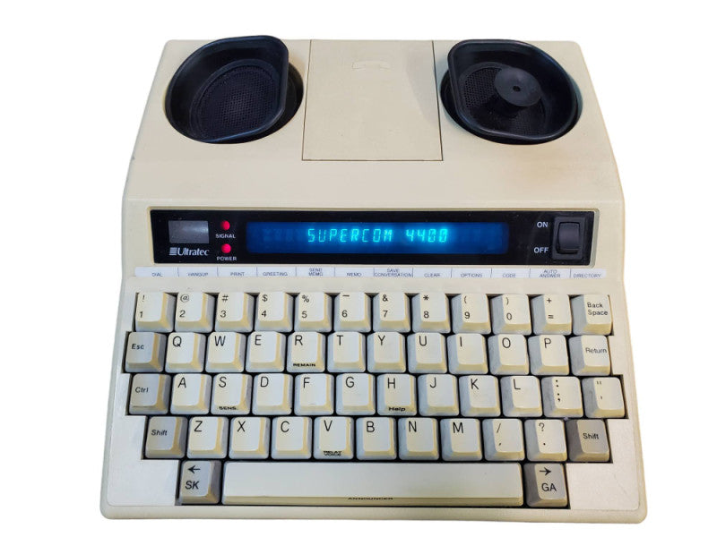 Vintage Ultratec Supercom 4400 TTY Telephone  @