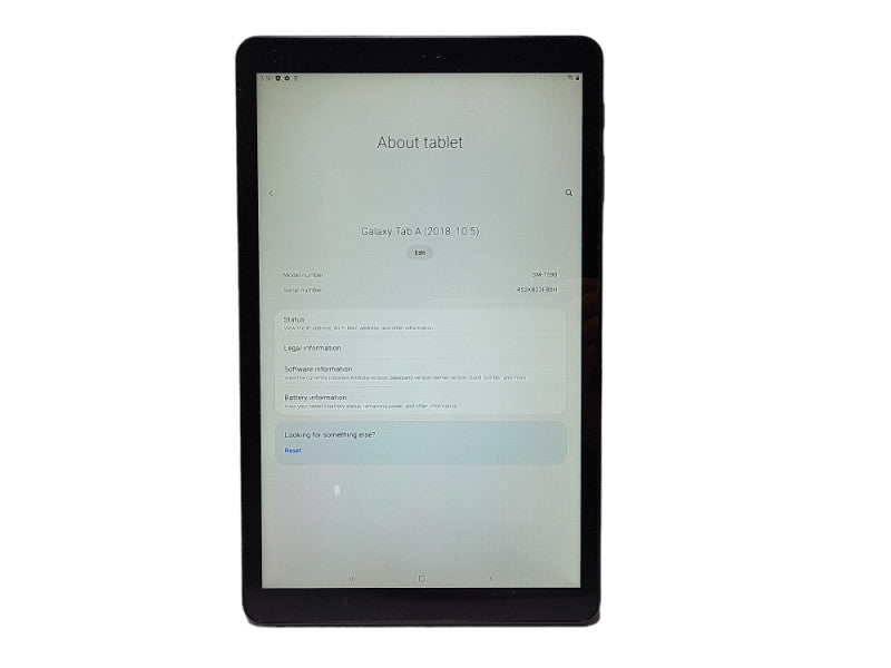 SAMSUNG Galaxy Tab A (2018) T590, 32GB, BLACK, 10.5in, Wi-Fi $
