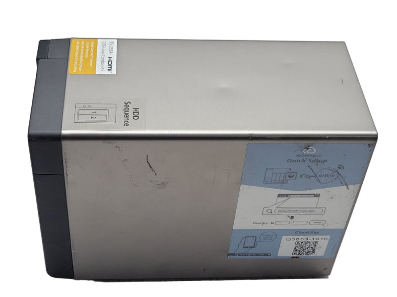 QNAP TS-253A 2-Bay Network Attached Storage 2x 4TB HDD _