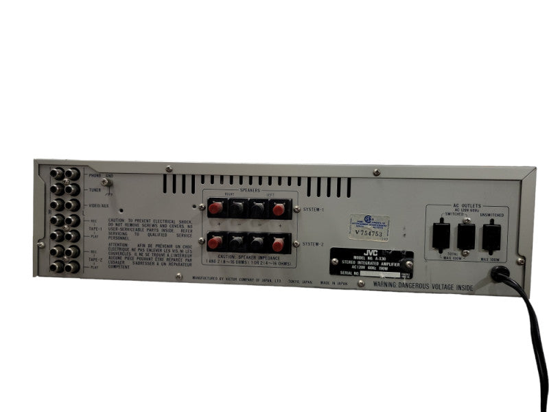 JVC A-X30 Stereo Integrated Amplifier Vintage