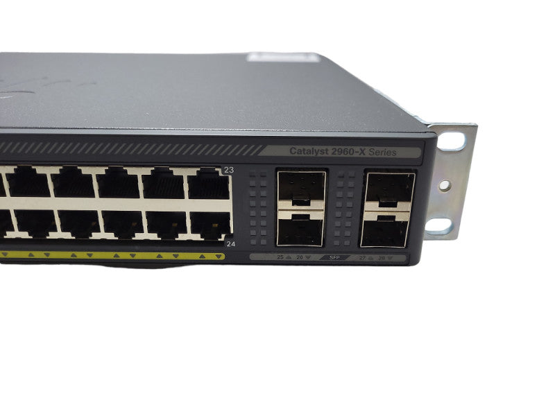 Cisco WS-C2960X-24PS-L | 24-Port Gigabit PoE+ 370W Switch | 4x SFP $