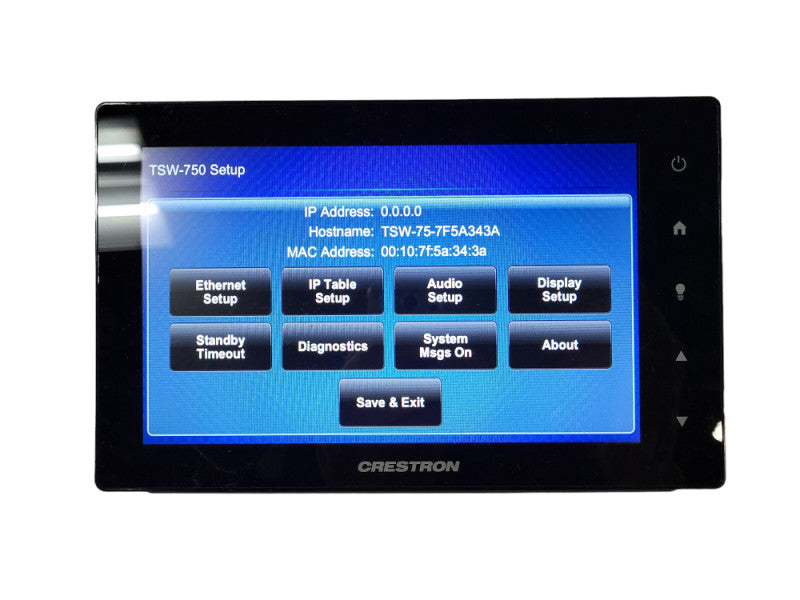 Crestron TSW-750-TTK-B-S 7\\" Touchscreen Monitor Display Control Panel $