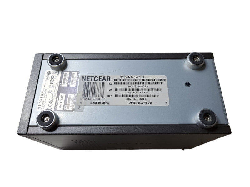NetGear ReadyNAS RNDU2200-100NAS | 2-Bay Network Storage | 2x 4TB HDD\\'s