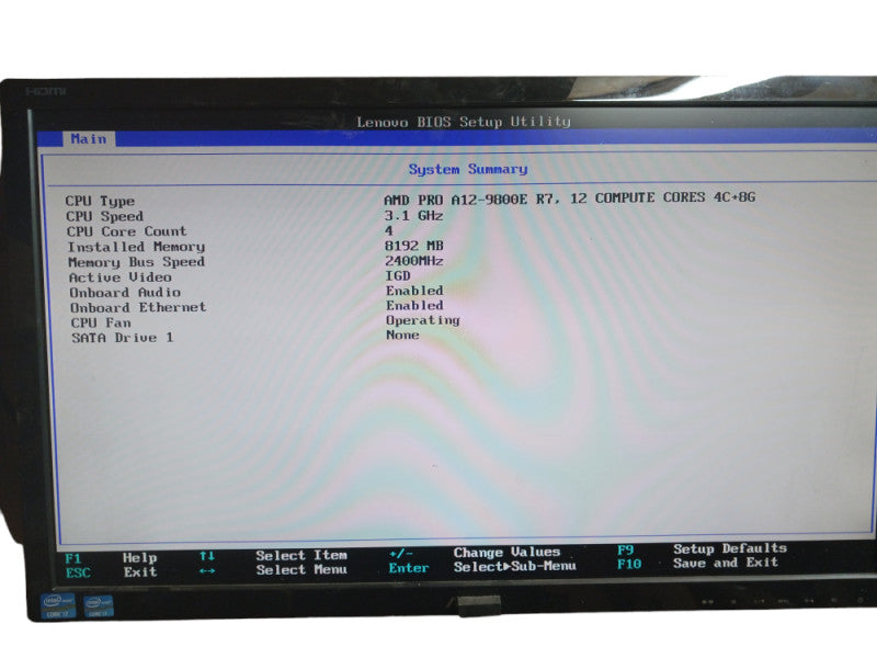 Lenovo ThinkCentre M715Q AMD A12-9800E 8GB RAM