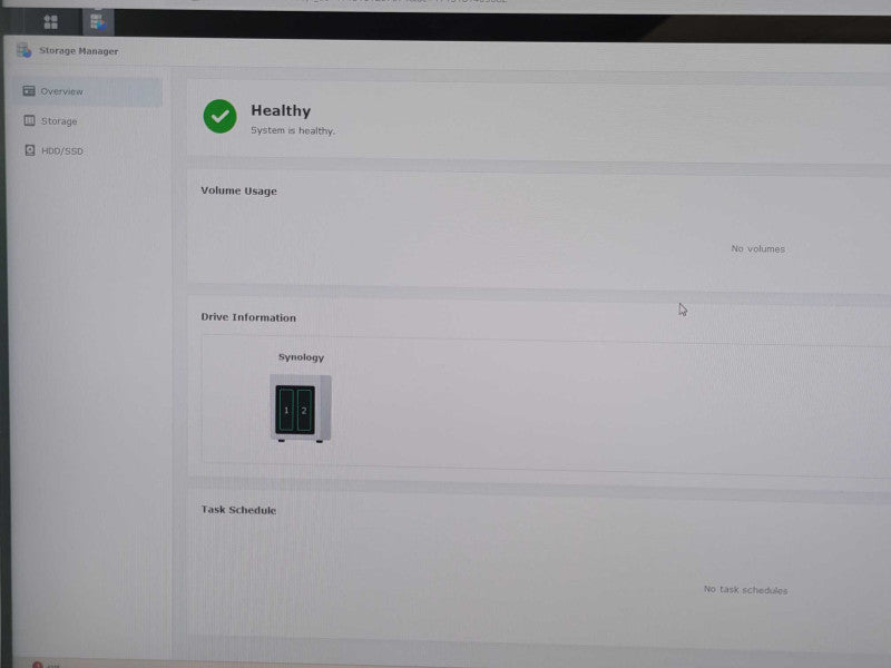 Synology DiskStation DS218+, 2 bay, With 2x 1TB Hard Drives _