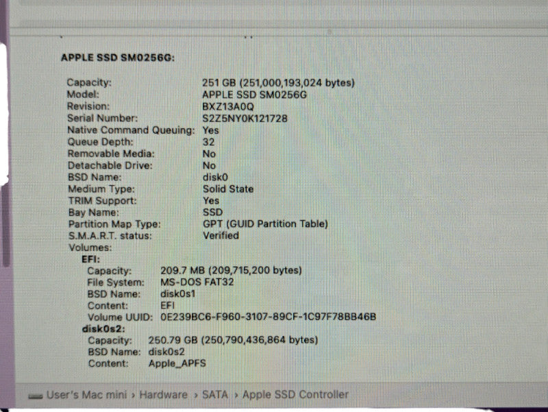 Apple Mac mini 2.6 GHz Core i5 (I5-4278U) (Late 2014) 16GB RAM & 256GB SSD  -