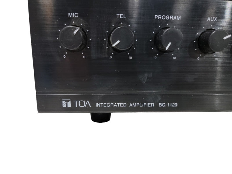 TOA INTEGRATED AMPLIFIER BG-1120