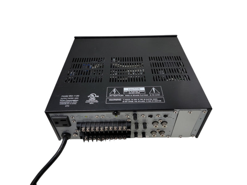 TOA INTEGRATED AMPLIFIER BG-1120