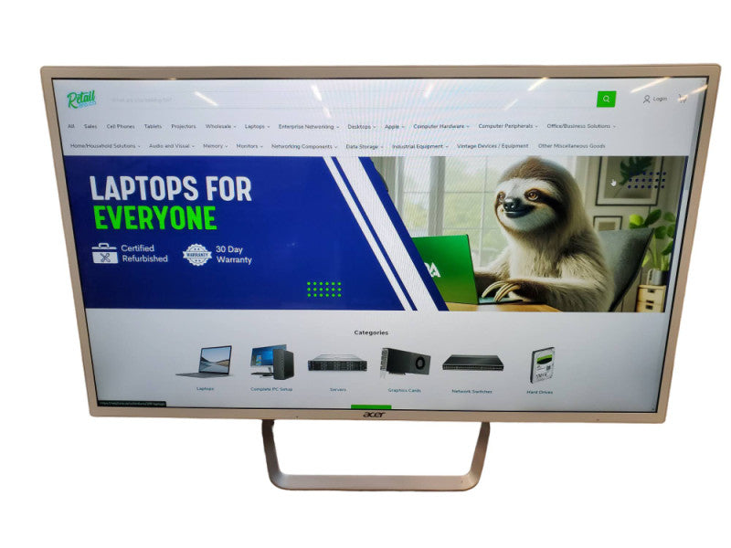 Acer EB321HQ 32\\" 1080p 60Hz IPS Panel Monitor w/ VGA & HDMI Q@