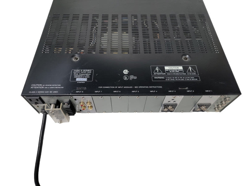TOA 900 Series II A-912MK2 8-Channel 120W Mixer Amplifier
