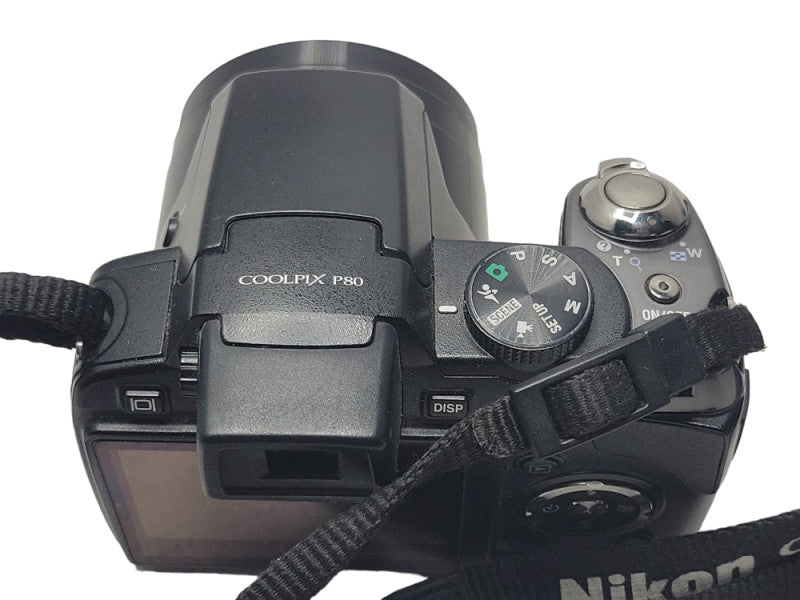 Nikon COOLPIX P80 10.1MP Digital Camera with Battery, READ _