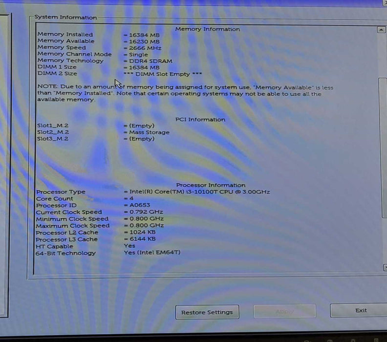 Dell OptiPlex 7080 USFF | i3-10100T @ 3.00GHz 4C, 16GB DDR4, 512GB NVMe *READ