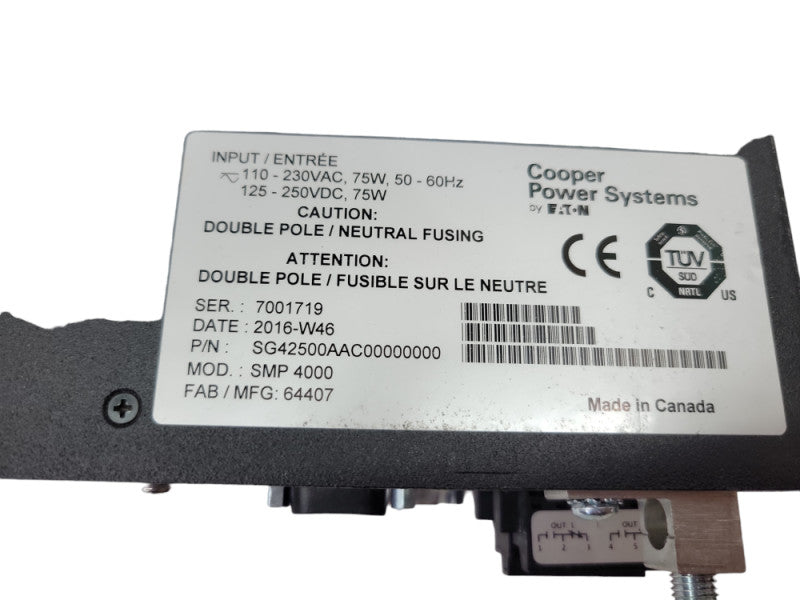 Cooper Power Systems - Eaton - SMP SG-4250 Substation Gateway %