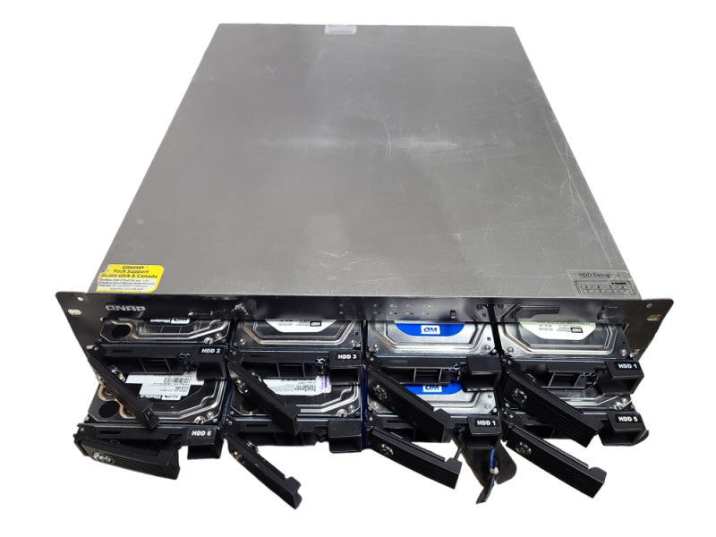 QNAP NAS TS-809U 2U Network Storage Server, 8x 1TB 3.5\\" HDDs, 2x PSU