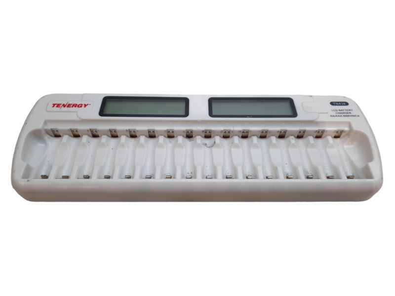 Tenergy TN438 16-Bay AA/AAA NIMH/NICD LCD Battery Charger