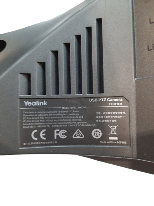 Yealink PTZ USB Camera UVC50 - Full HD 1080p 5x Optical Zoom