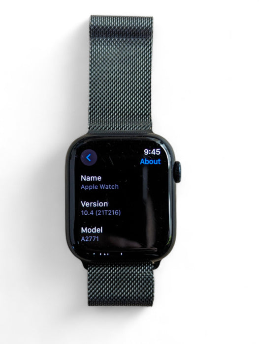 Apple Watch Series 8 with Stainless Steel Milanese Loop UNLOCKED Please READ  -