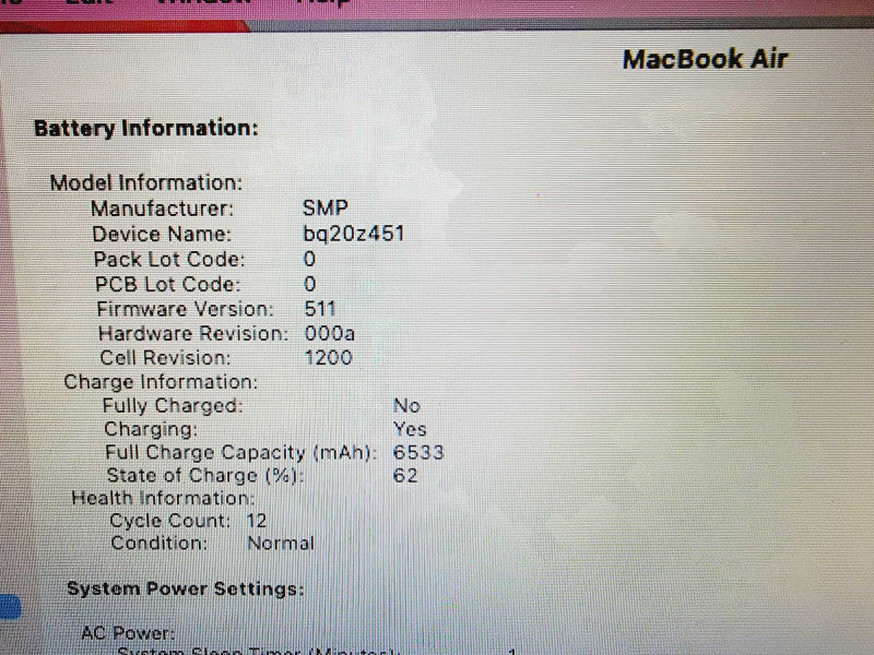 Apple Macbook Air 2015 13\\" 2-Core i5-5250U @ 1.6GHz 4GB DDR3 250GB SSD (