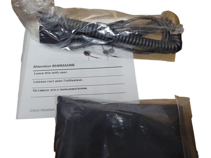 OPEN-BOX Cisco 531 Wired Mono Headsets Prod# CP-HS-W-531-RJ _