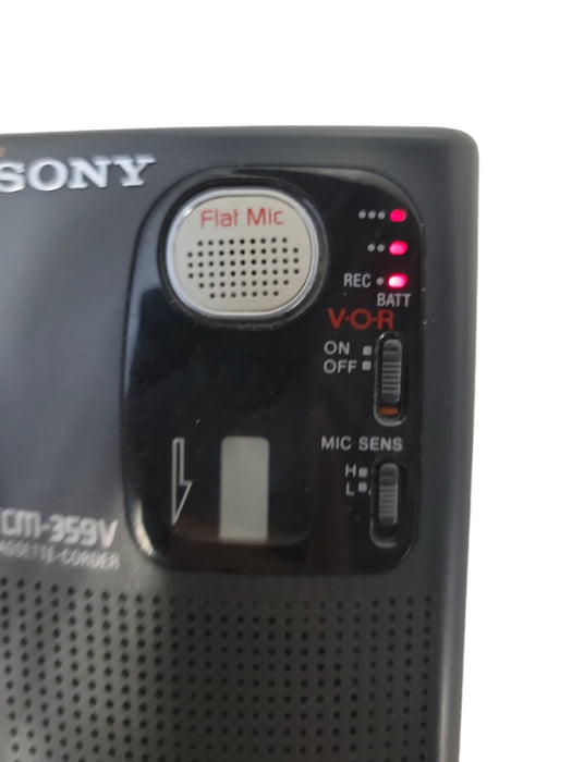 Sony TCM-359V Portable Cassette-Corder Voice Operated Recorder Walkman TESTED