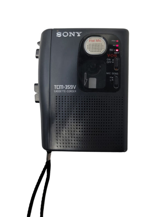 Sony TCM-359V Portable Cassette-Corder Voice Operated Recorder Walkman TESTED