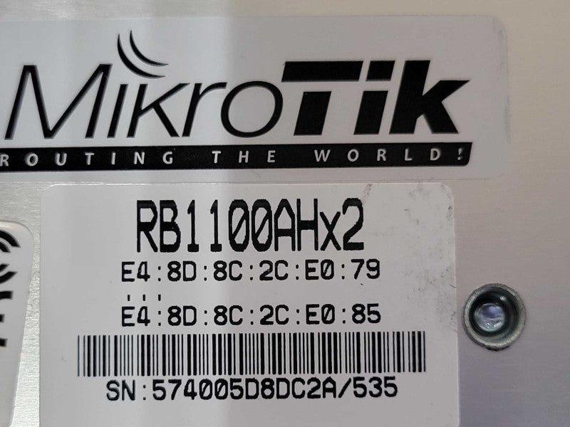 Mikrotik RB1100AHx2 RouterBoard 13x Gigabit port, w/ Ears, READ Q_