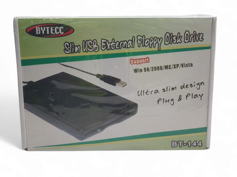 Bytecc BT144 USB 2.0 Data External Floppy Disk Drive -