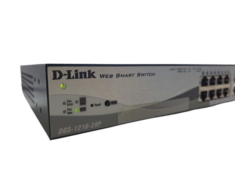 D-Link DGS-1210-28P | 28-Port Gigabit PoE 4x SFP Managed Switch