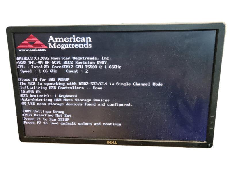 Custom Rack Mount 1U Desktop Core 2 Duo T5500 1GB RAM NO HDD @