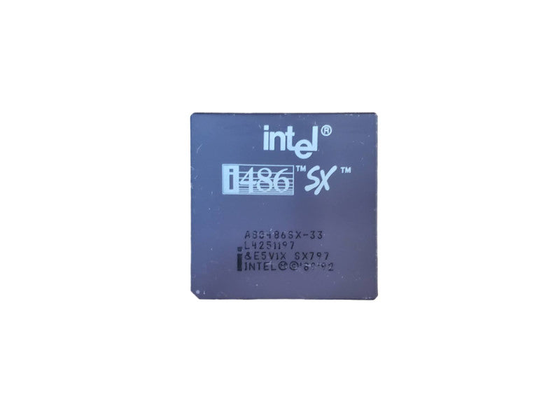 Vintage Intel i486 SX 33Mhz A80486SX-33 CPU (SX797) @