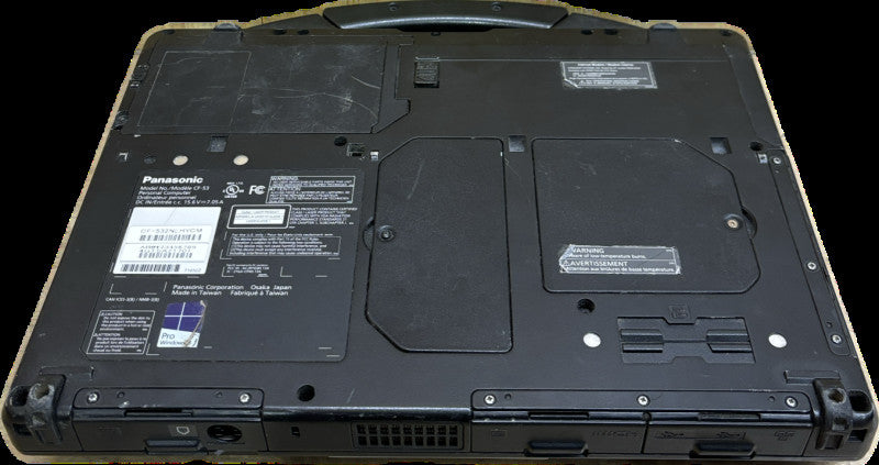 Panasonic ToughBook CF-53  i5-4310U 8GB 256SSD 6970Hrs White Blemishes on LCD